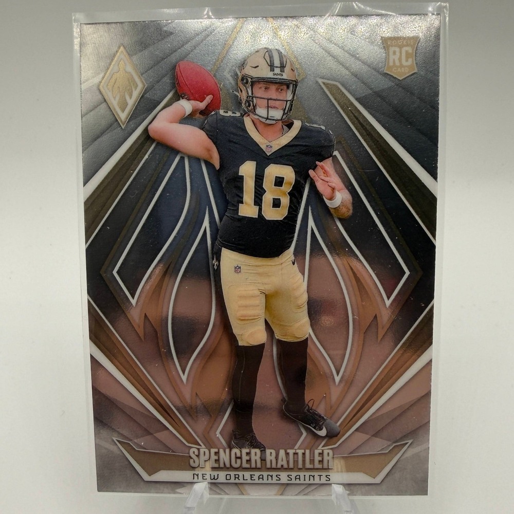 Spencer Rattler 2024 Panini Phoenix Football Rookie Card 239 New Orleans Saints